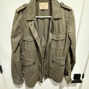 Velvet Olive Green Jacket